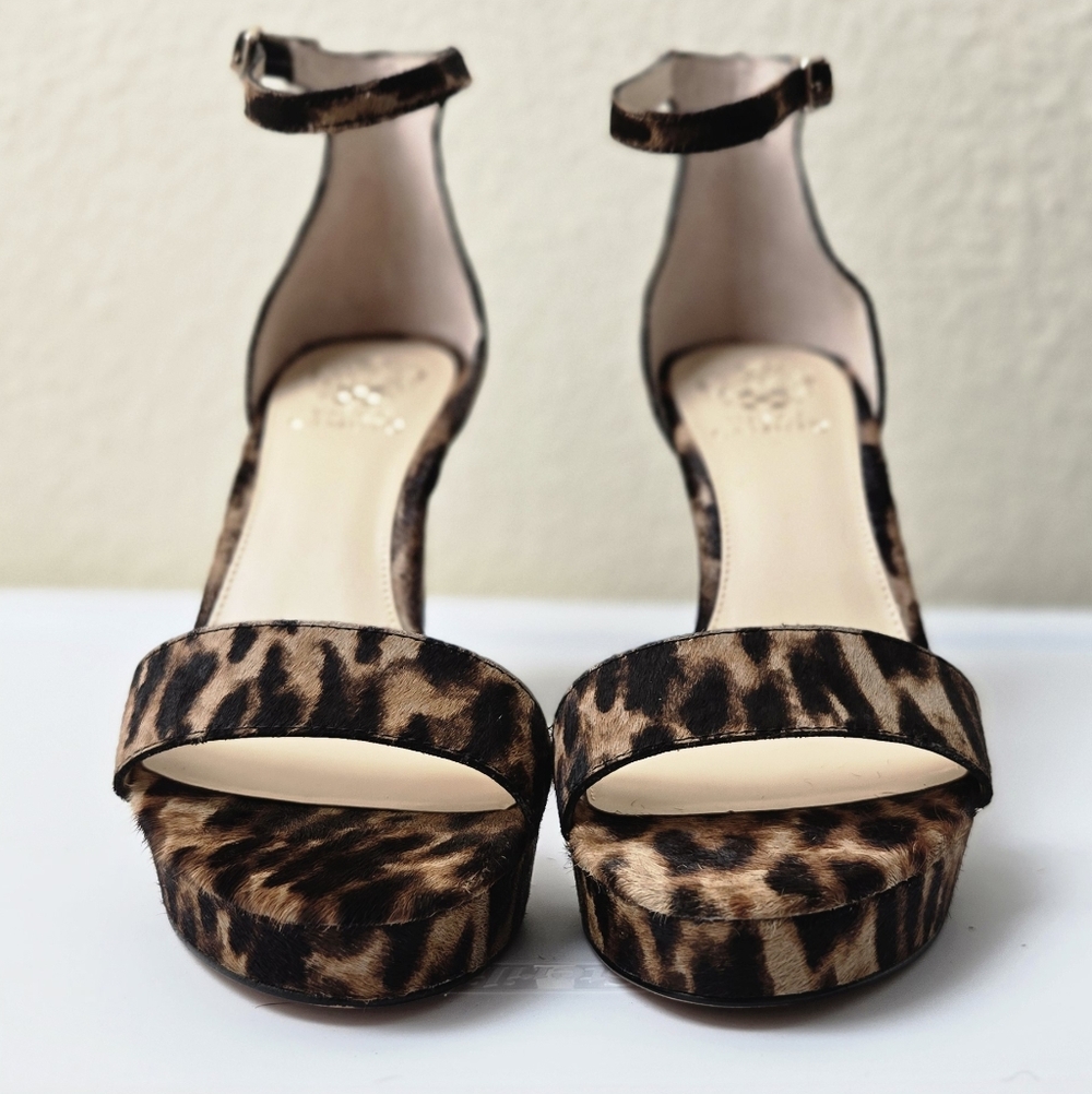Vince Camuto Leopard Print Heels (NWOT)